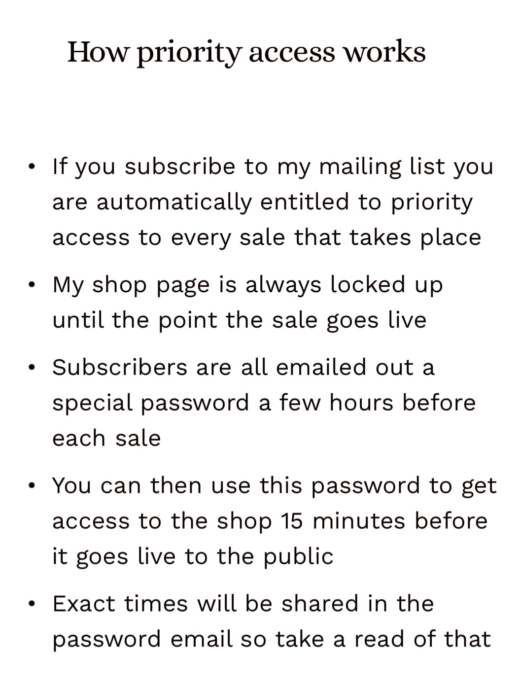 Description of the subscription model of Fubsies